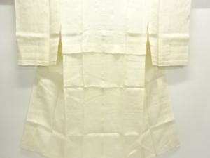 アンティーク　本麻すかし織草葉模様長襦袢